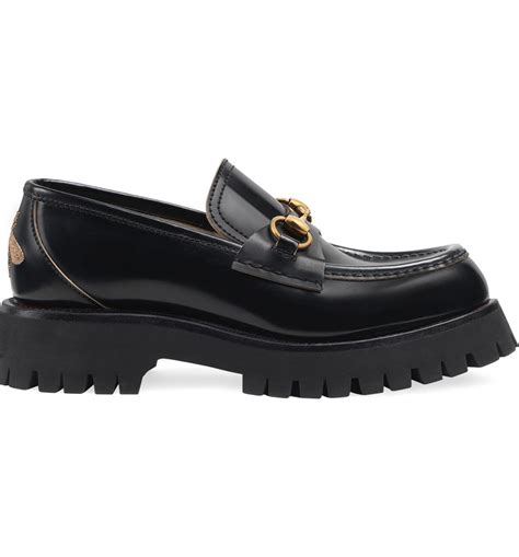 harald horsebit platform loafer gucci|gucci donnie horsebit leather loafers.